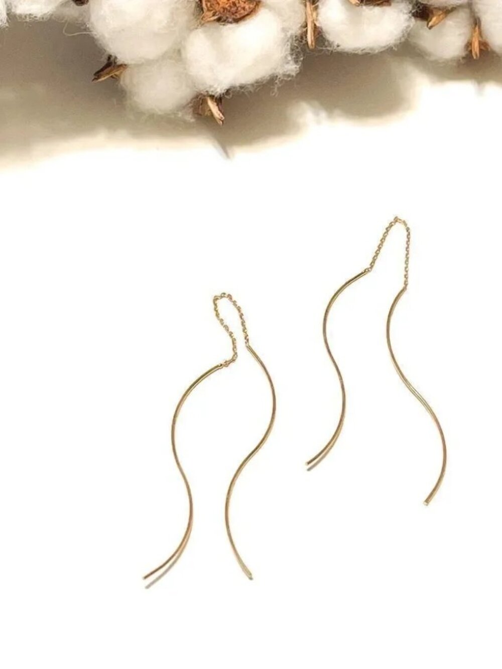 Simplethreadearrings139 - Picture 2 of 5